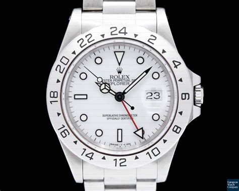 rolex explorer 2 16570 bianco|rolex explorer ii size chart.